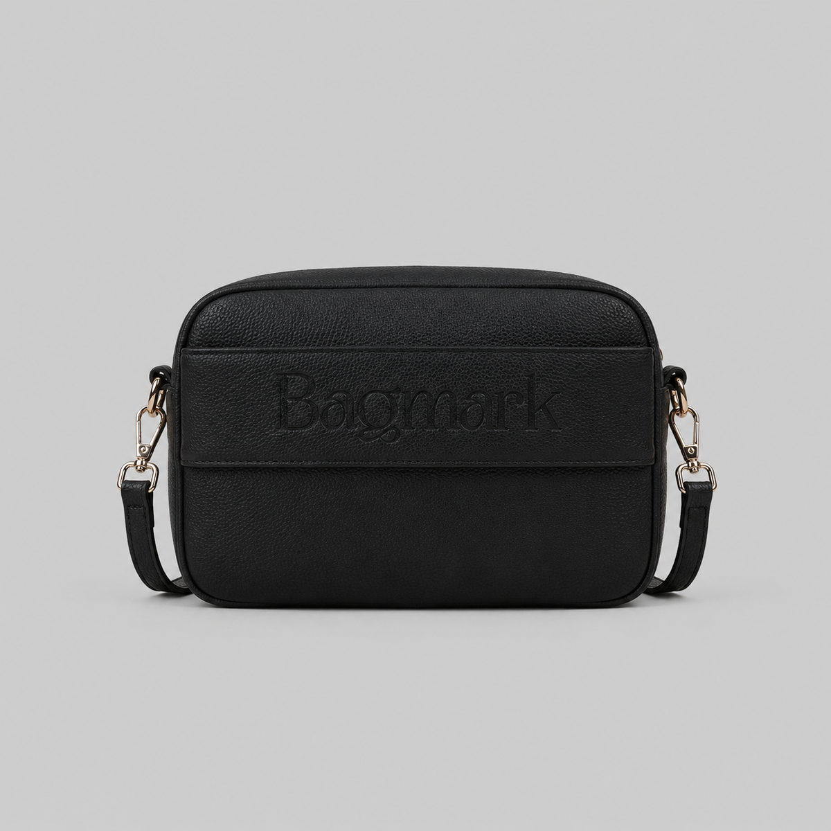 The Daily bag in Black bookmark-inspired crossbody bag