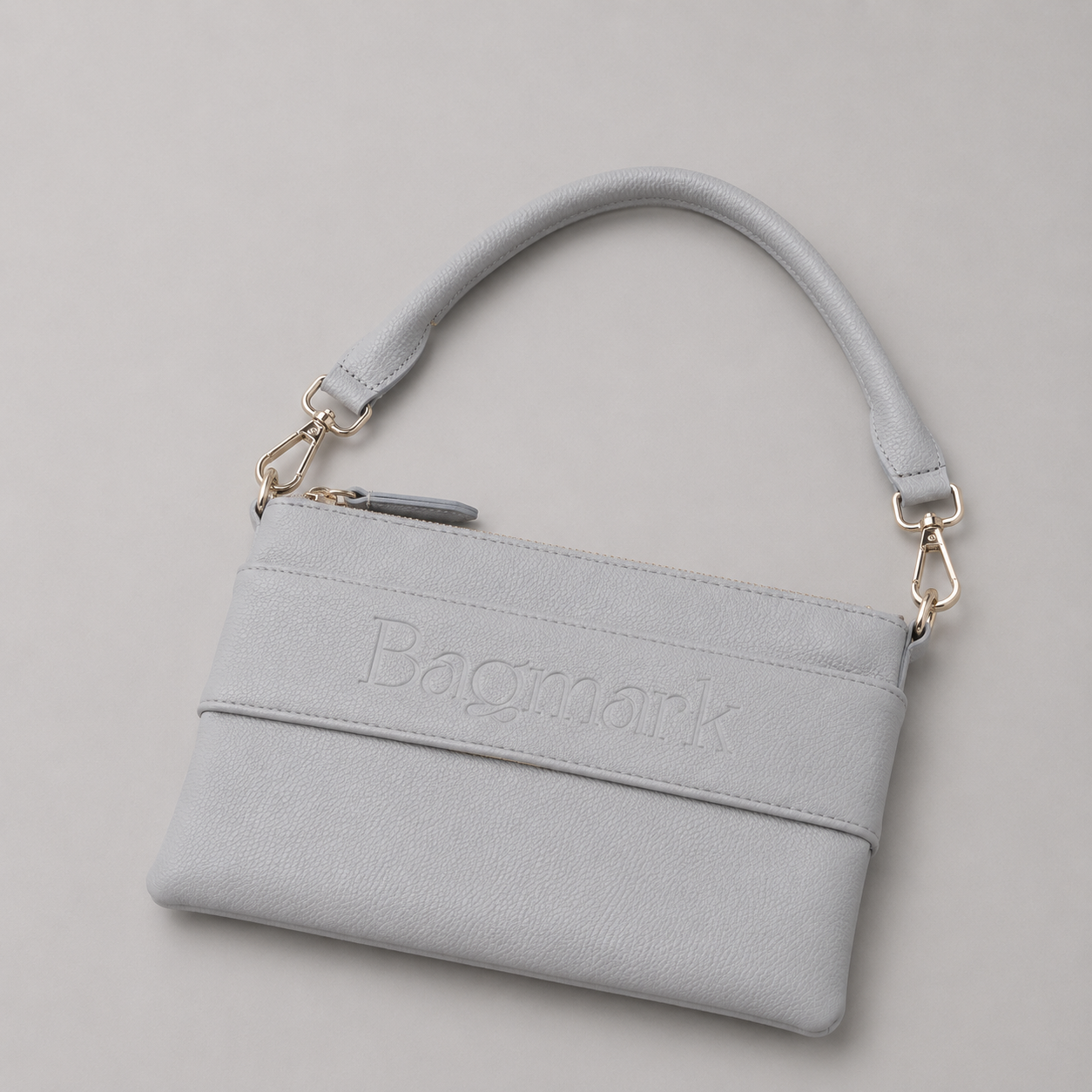 The Essential Stone bookmark inspired bag with a short handle