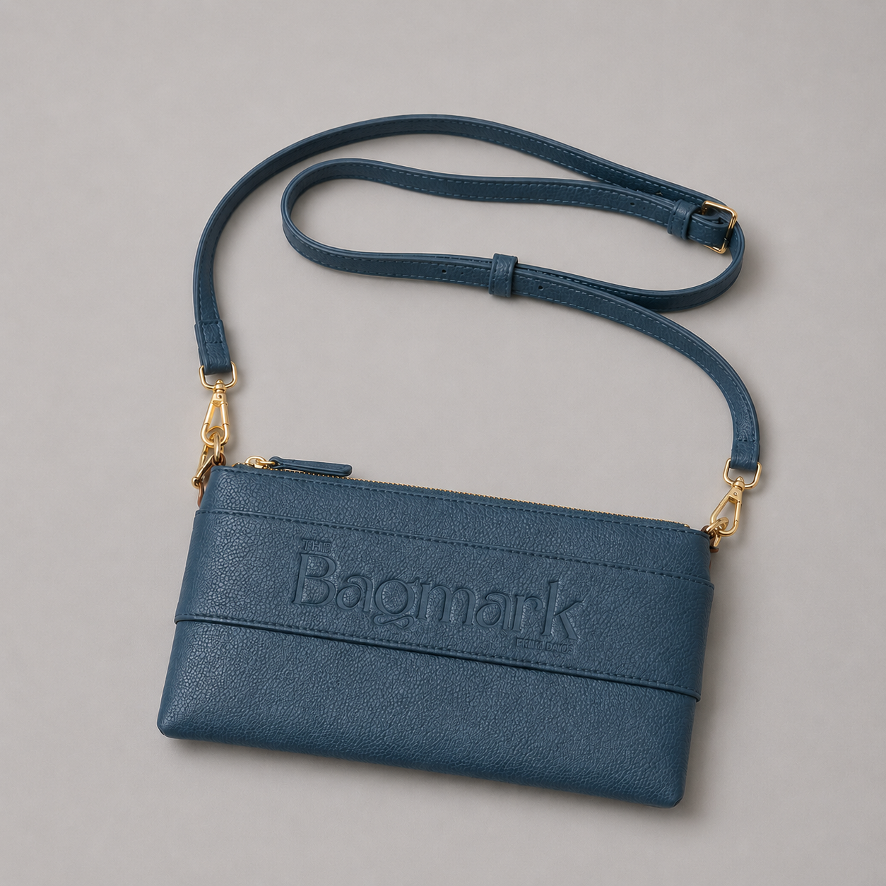 The Essential Teal bookmark-inspired crossbody bag