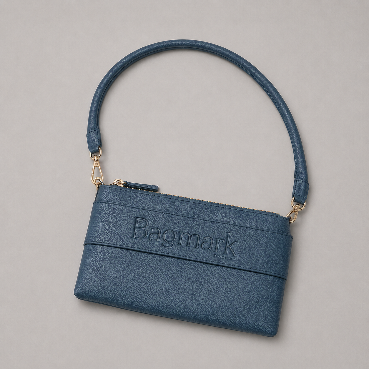 The Essential Teal bookmark inspired bag with a short handle